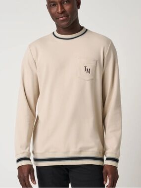 Travis Mathew Cloud Precision Crewneck Sweatshirt NWT